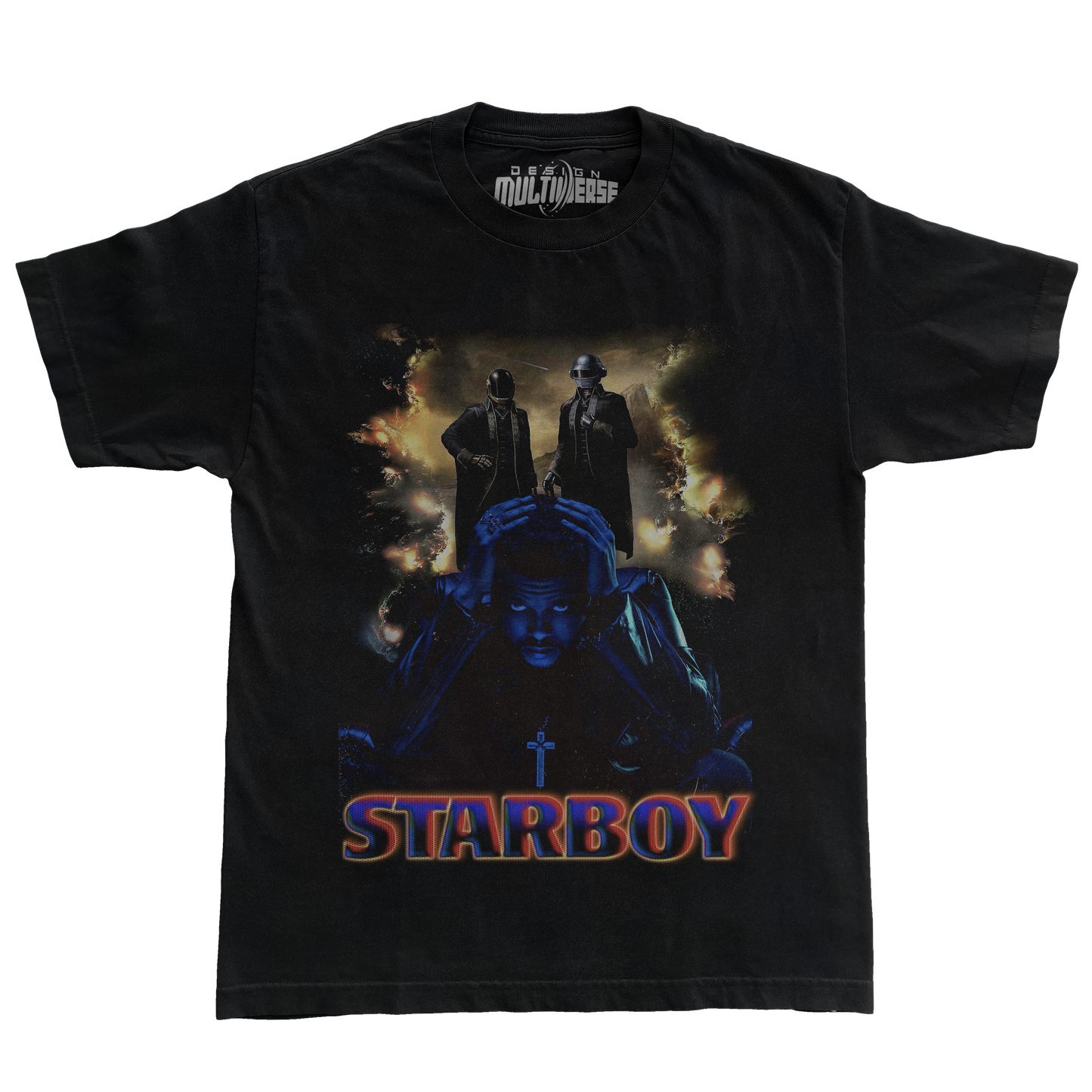 Star Boy The Weeknd Daft Punk T Shirt