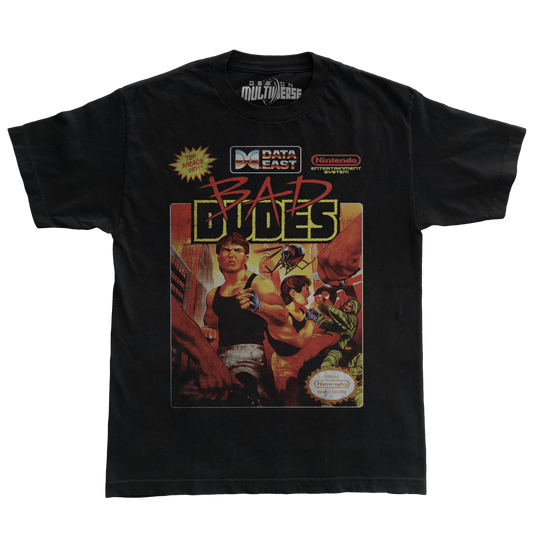Bad Dudes Nes Video Game T Shirt