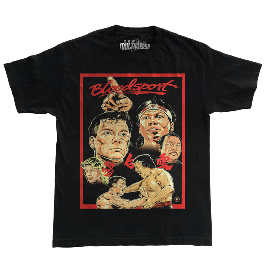 Bloodsport Movie Animated T Shirt
