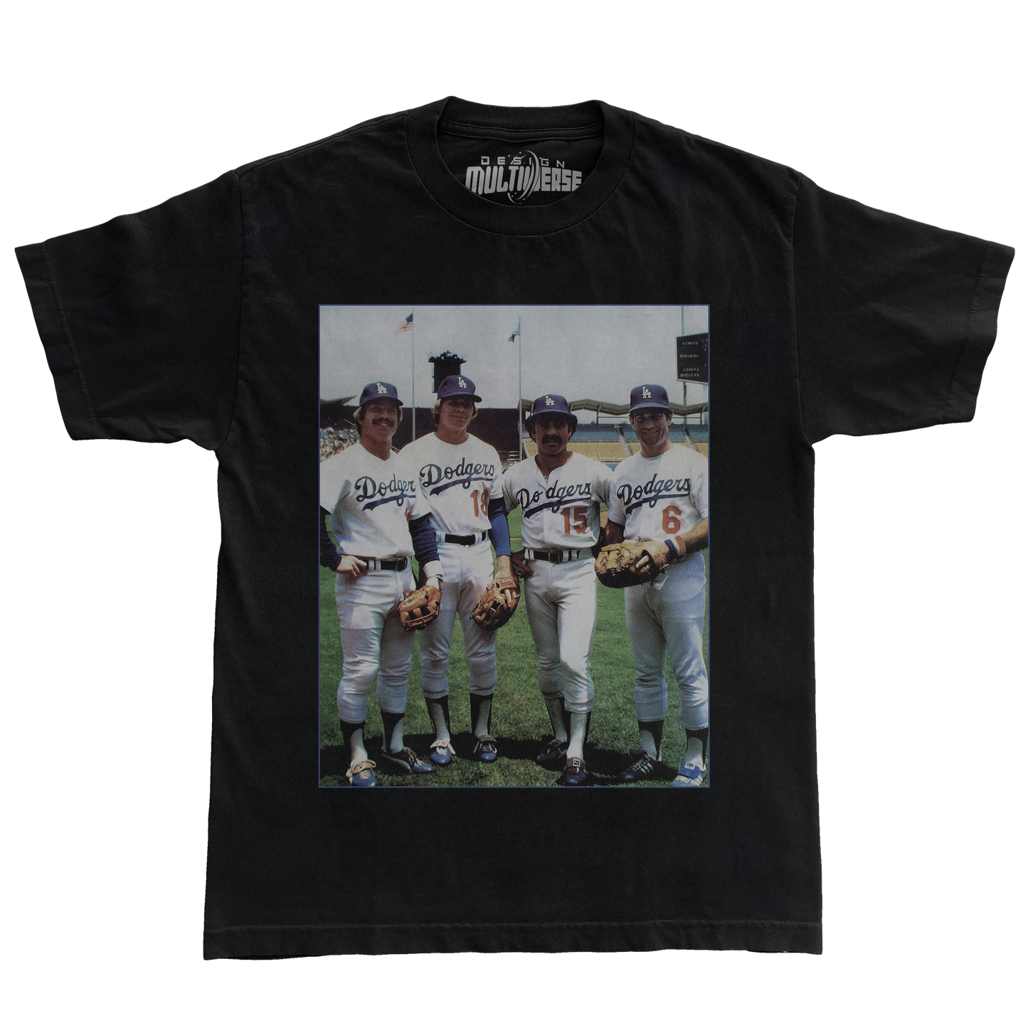 LA Baseball 70s Dodgers T Shirt